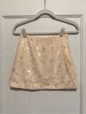 Sequin Mini Skirt